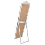 vidaXL Oglindă de sine stătătoare, argintiu, 45x180 cm vidaXL Oglindă de sine stătătoare, argintiu, 45x180 cm