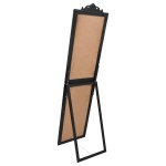 vidaXL Oglindă de sine stătătoare, negru, 50x200 cm vidaXL Oglindă de sine stătătoare, negru, 50x200 cm