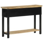 vidaXL Masă consolă, 110x30x75 cm, lemn masiv de mango brut vidaXL Masă consolă, 110x30x75 cm, lemn masiv de mango brut