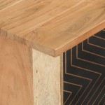 vidaXL Comodă TV, 112x30x40 cm, lemn masiv de acacia vidaXL Comodă TV, 112x30x40 cm, lemn masiv de acacia