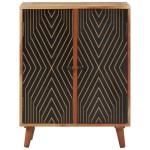 vidaXL Servantă, 60x35x74 cm, lemn masiv de acacia vidaXL Servantă, 60x35x74 cm, lemn masiv de acacia