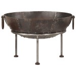 vidaXL Vatră de foc, 55x55x38 cm, fier vidaXL Vatră de foc, 55x55x38 cm, fier