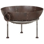 vidaXL Vatră de foc, 55x55x38 cm, fier vidaXL Vatră de foc, 55x55x38 cm, fier