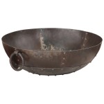 vidaXL Vatră de foc, 55x55x38 cm, fier vidaXL Vatră de foc, 55x55x38 cm, fier