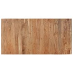 vidaXL Masă de bucătărie, negru, 180x90x77 cm, lemn masiv de acacia