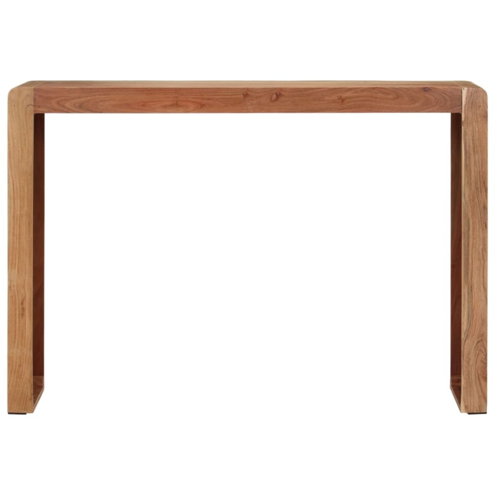 vidaXL Masă consolă, 110x30x76 cm, lemn masiv de acacia