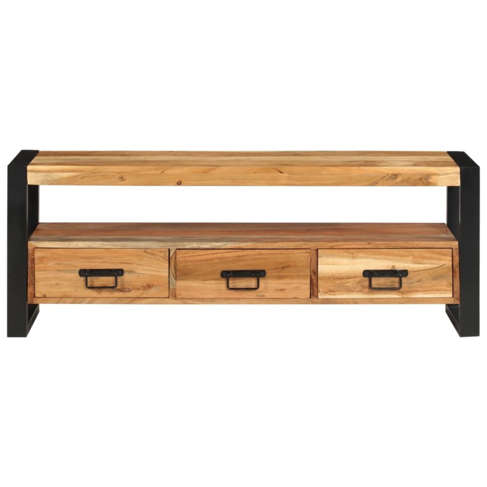 vidaXL Comodă TV, 120x30x45 cm, lemn masiv de acacia