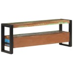 vidaXL Comodă TV, 120x30x45 cm, lemn masiv reciclat