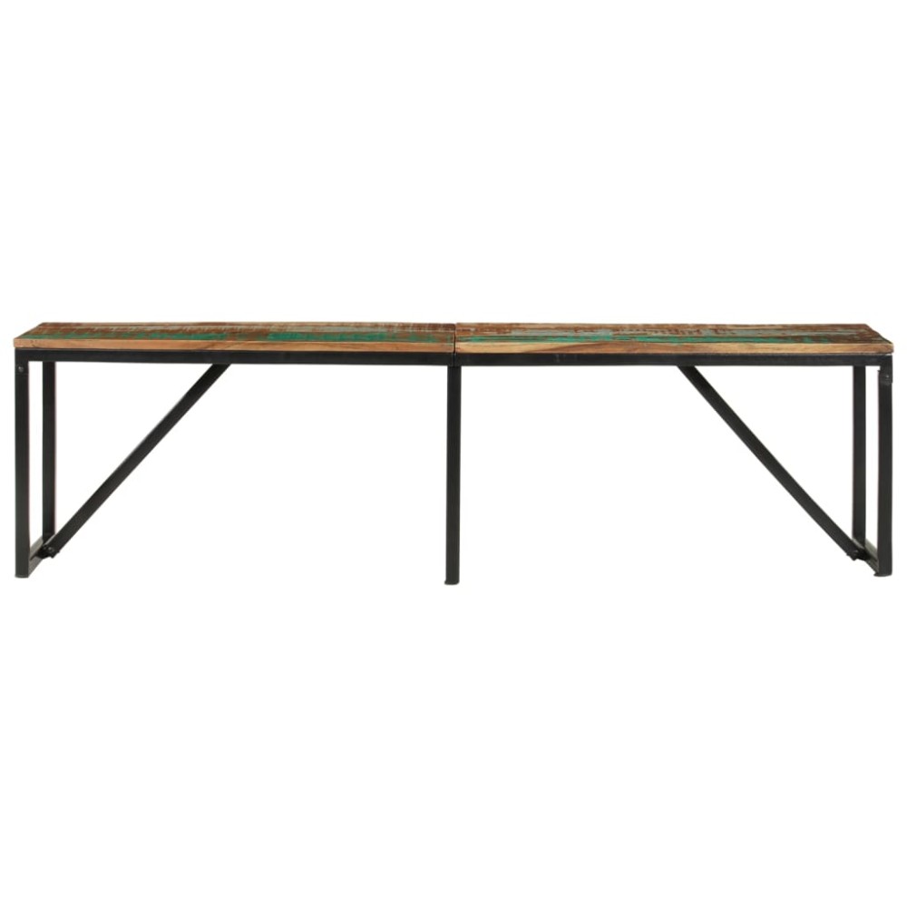 vidaXL Bancă, 160x35x46 cm, lemn masiv reciclat