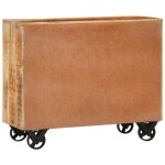 vidaXL Dulap cu 3 sertare, 80x30x65 cm, lemn masiv de mango brut vidaXL Dulap cu 3 sertare, 80x30x65 cm, lemn masiv de mango brut
