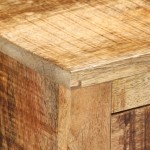 vidaXL Dulap cu 3 sertare, 80x30x65 cm, lemn masiv de mango brut vidaXL Dulap cu 3 sertare, 80x30x65 cm, lemn masiv de mango brut