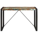 vidaXL Masă de bucătărie, 120x55x76 cm, lemn masiv reciclat