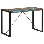 vidaXL Masă de bucătărie, 120x55x76 cm, lemn masiv reciclat