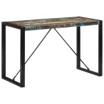 vidaXL Masă de bucătărie, 120x55x76 cm, lemn masiv reciclat