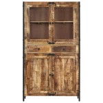 vidaXL Comodă înaltă, 100x40x175 cm, lemn masiv de mango brut vidaXL Comodă înaltă, 100x40x175 cm, lemn masiv de mango brut