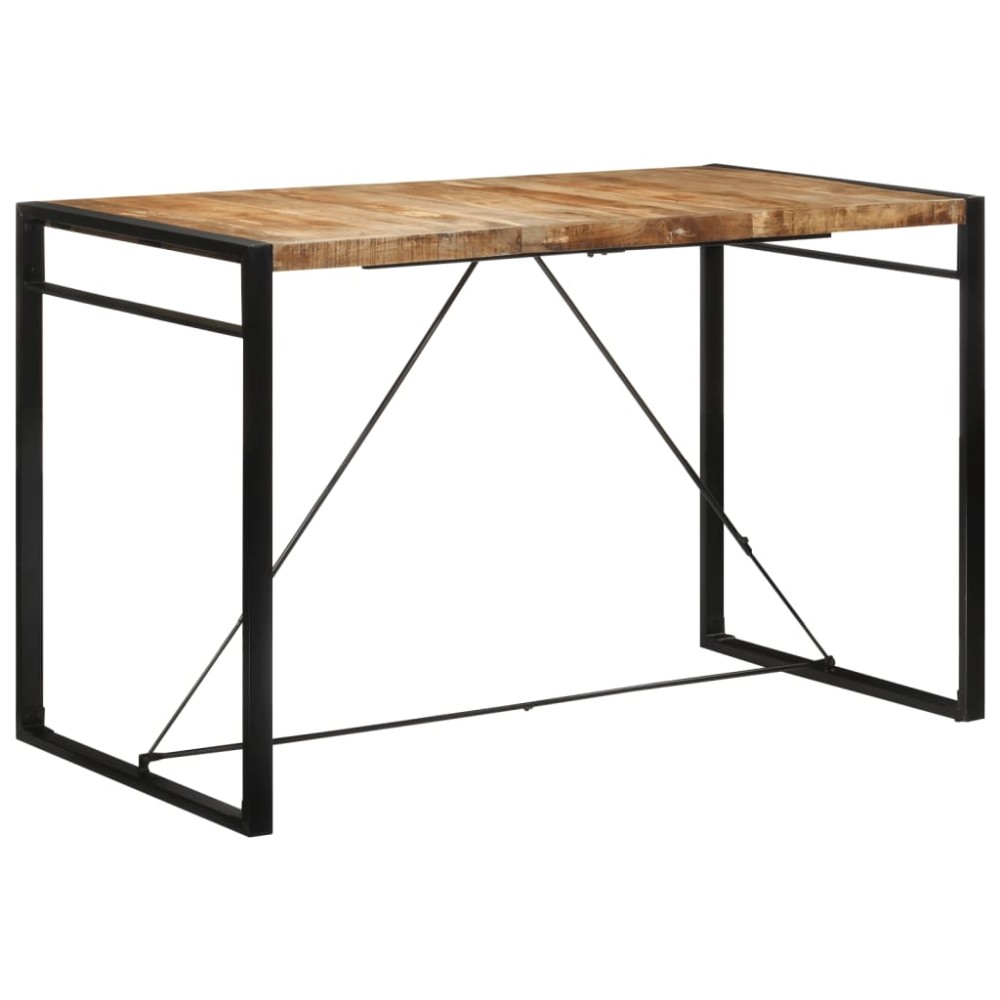 vidaXL Masă de bar, 175x90x110 cm, lemn masiv de mango nefinisat