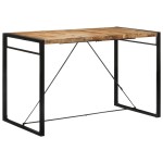 vidaXL Masă de bar, 175x90x110 cm, lemn masiv de mango nefinisat vidaXL Masă de bar, 175x90x110 cm, lemn masiv de mango nefinisat