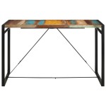 vidaXL Masă de bar, 175x90x110 cm, lemn masiv reciclat