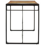 vidaXL Masă de bar, 175x90x110 cm, lemn masiv reciclat
