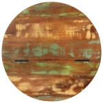 vidaXL Măsuță de cafea, negru, 50x27 cm, lemn masiv reciclat vidaXL Măsuță de cafea, negru, 50x27 cm, lemn masiv reciclat