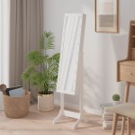 vidaXL Oglindă de sine stătătoare cu LED, alb, 34x37x146 cm vidaXL Oglindă de sine stătătoare cu LED, alb, 34x37x146 cm
