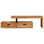 vidaXL Comodă TV (118-200) x 30 x 40 cm, lemn masiv de acacia vidaXL Comodă TV (118-200) x 30 x 40 cm, lemn masiv de acacia