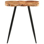vidaXL Masă de bar din buștean, 90x54x105 cm, lemn masiv de acacia vidaXL Masă de bar din buștean, 90x54x105 cm, lemn masiv de acacia