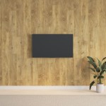 vidaXL Panouri de perete aspect lemn, maro, 2,06 m², PVC vidaXL Panouri de perete aspect lemn, maro, 2,06 m², PVC