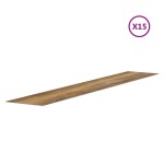 vidaXL Panouri de perete aspect lemn, maro, 2,06 m², PVC