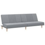 vidaXL Canapea extensibilă, gri deschis, material textil vidaXL Canapea extensibilă, gri deschis, material textil