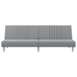 vidaXL Canapea extensibilă, gri deschis, material textil vidaXL Canapea extensibilă, gri deschis, material textil