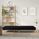 vidaXL Canapea extensibilă, negru, material textil vidaXL Canapea extensibilă, negru, material textil