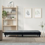 vidaXL Canapea extensibilă, gri deschis, material textil vidaXL Canapea extensibilă, gri deschis, material textil