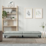 vidaXL Canapea extensibilă cu suporturi de pahar, gri deschis, catifea