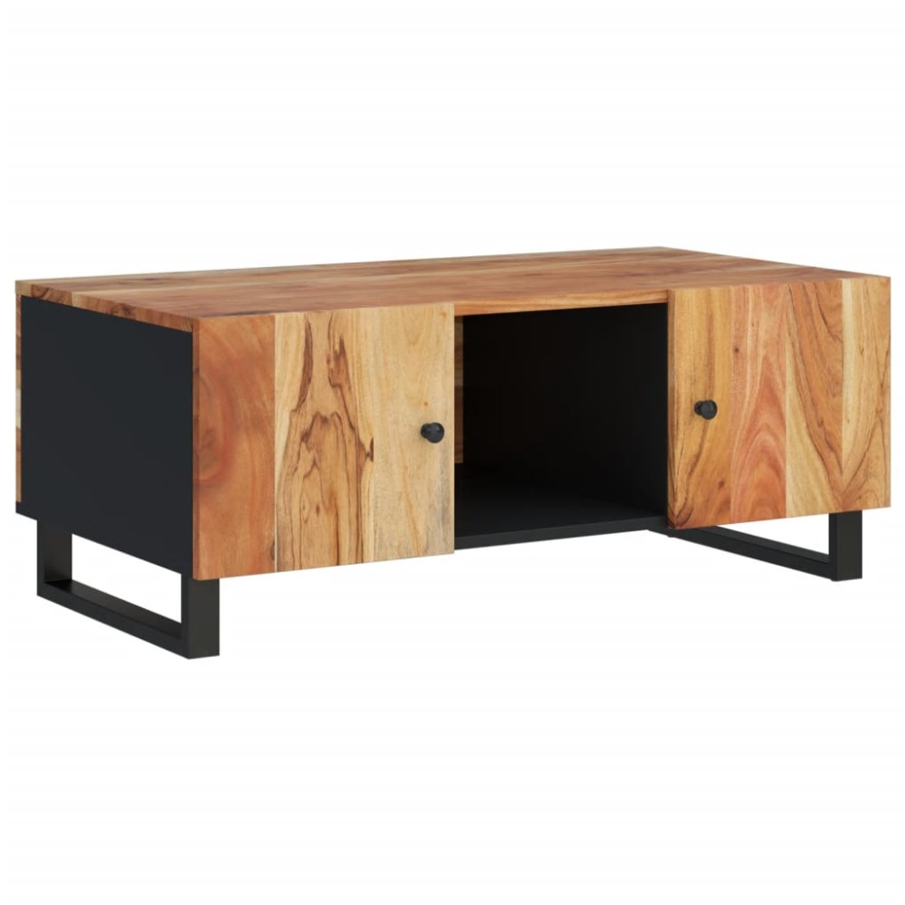 vidaXL Măsuță de cafea, 100x54x40 cm, lemn masiv acacia/lemn prelucrat