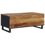 vidaXL Măsuță de cafea, 100x54x40 cm, lemn masiv mango/lemn prelucrat vidaXL Măsuță de cafea, 100x54x40 cm, lemn masiv mango/lemn prelucrat
