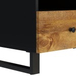vidaXL Măsuță de cafea, 80x54x40 cm, lemn masiv mango/lemn prelucrat vidaXL Măsuță de cafea, 80x54x40 cm, lemn masiv mango/lemn prelucrat