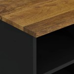 vidaXL Dulap TV, 100x33x46 cm, lemn masiv de mango și lemn prelucrat