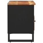 vidaXL Comodă TV, 80x33x46 cm, lemn masiv de acacia & lemn compozit vidaXL Comodă TV, 80x33x46 cm, lemn masiv de acacia & lemn compozit