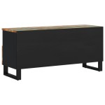 vidaXL Comodă TV, 100x33x46 cm, lemn masiv reciclat & lemn compozit
