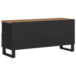 vidaXL Comodă TV, 100x33x46 cm, lemn masiv de mango și lemn compozit
