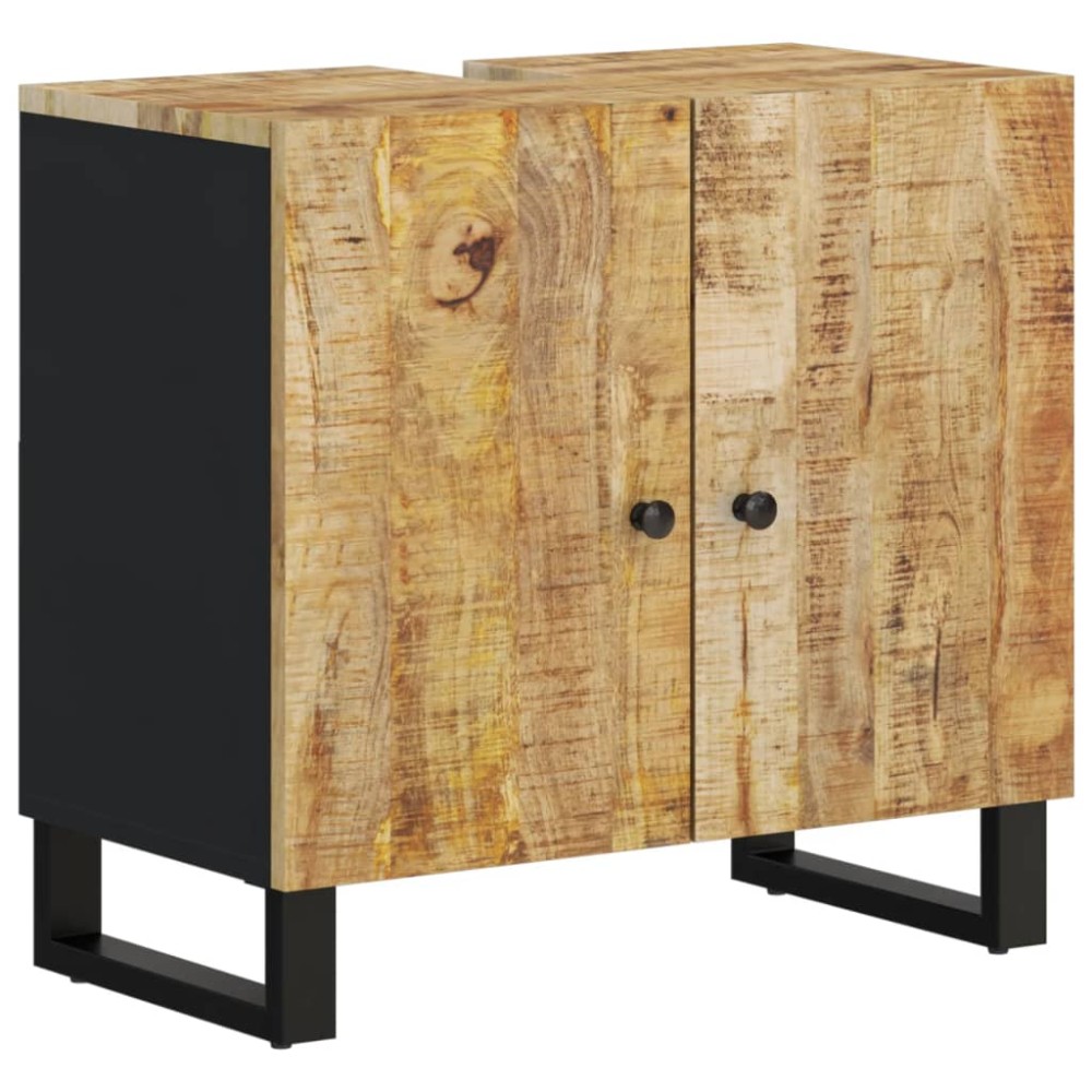 vidaXL Dulap de chiuvetă 62x33x58 cm lemn masiv mango & lemn compozit