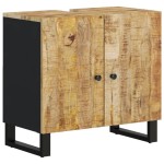 vidaXL Dulap de chiuvetă 62x33x58 cm lemn masiv mango & lemn compozit vidaXL Dulap de chiuvetă 62x33x58 cm lemn masiv mango & lemn compozit