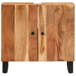 vidaXL Dulap de chiuvetă 62x33x58 cm lemn masiv acacia & lemn compozit vidaXL Dulap de chiuvetă 62x33x58 cm lemn masiv acacia & lemn compozit