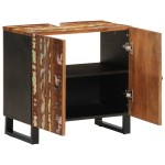 vidaXL Dulap de chiuvetă 62x33x58 cm lemn masiv reciclat&lemn compozit vidaXL Dulap de chiuvetă 62x33x58 cm lemn masiv reciclat&lemn compozit