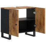 vidaXL Dulap de chiuvetă 62x33x58 cm lemn masiv mango & lemn compozit