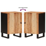 vidaXL Dulap de baie, 38x33x58 cm, lemn masiv de acacia vidaXL Dulap de baie, 38x33x58 cm, lemn masiv de acacia