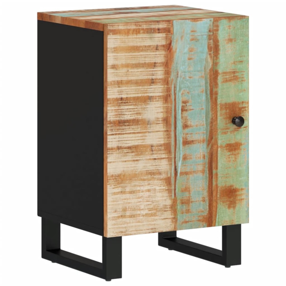 vidaXL Dulap de baie, 38x33x458 cm, lemn masiv reciclat