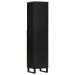 vidaXL Dulap de baie, 38x33x160 cm, lemn masiv de acacia