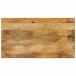 vidaXL Măsuță de cafea 2 straturi, 100x55x38 cm, lemn masiv mango/oțel vidaXL Măsuță de cafea 2 straturi, 100x55x38 cm, lemn masiv mango/oțel